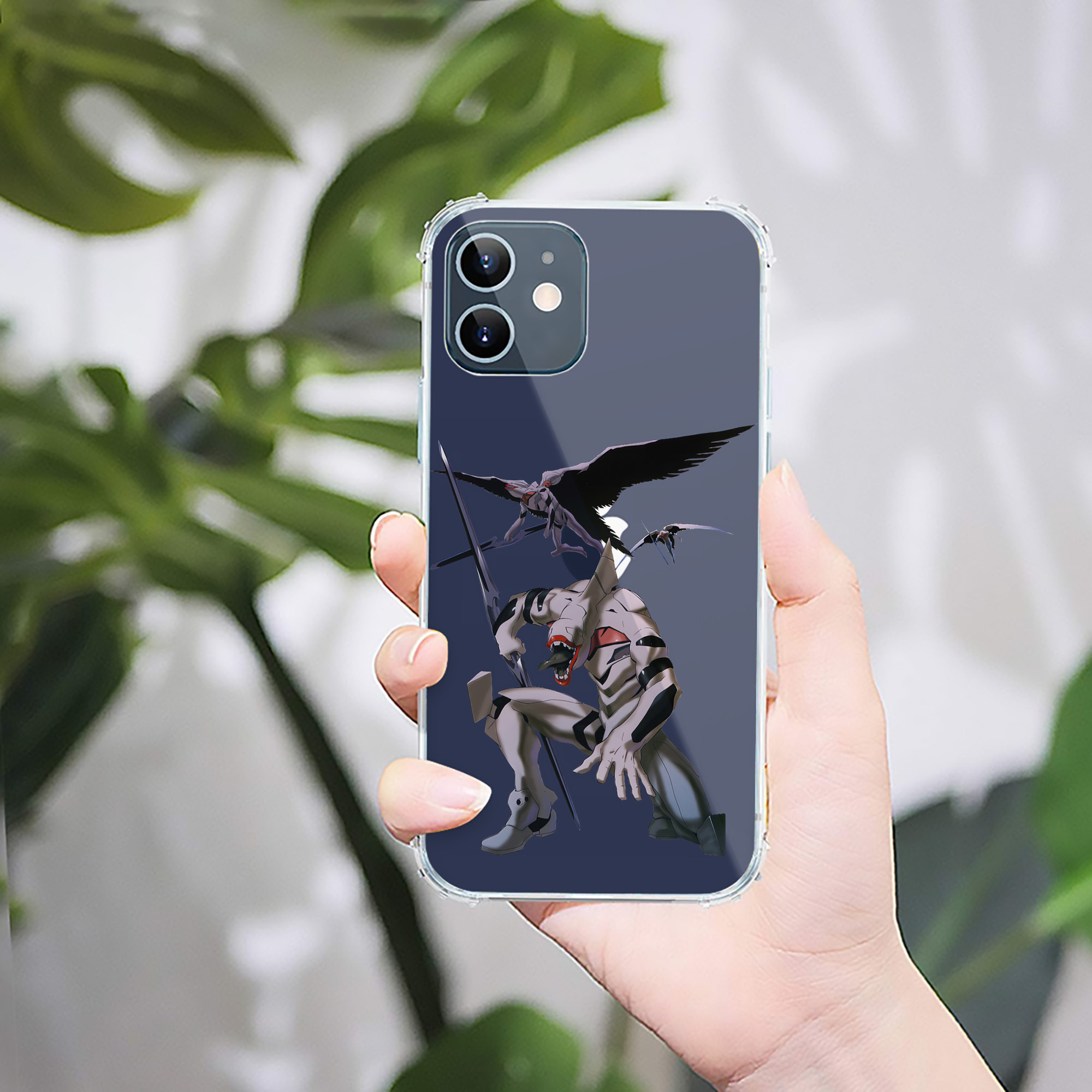 （画像用） EVA 新世紀エヴァンゲリオン 【iPhone 12シリーズ対応】透明スマホケース（クリアソフトケース）